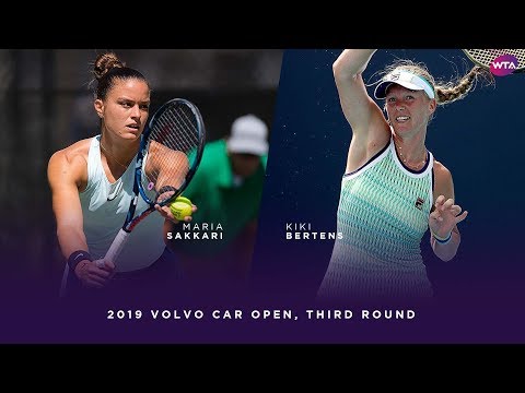 Maria Sakkari vs. Kiki Bertens | 2019 Volvo Car Open Third Round | WTA Highlights