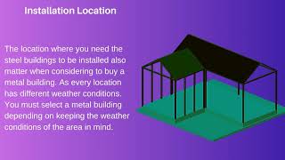 Select and Build Reliable Metal Building