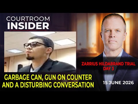 COURTROOM INSIDER | Garbage can, gun on counter & a disturbing conversation
