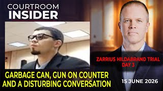COURTROOM INSIDER | Garbage can, gun on counter & a disturbing conversation