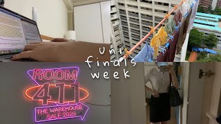VLOG | uni hell week pt 2 👩🏻‍💻 | finals week | presentations | clothing haul | senior year