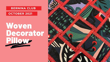 BERNINA Club - Woven Decorator Pillow