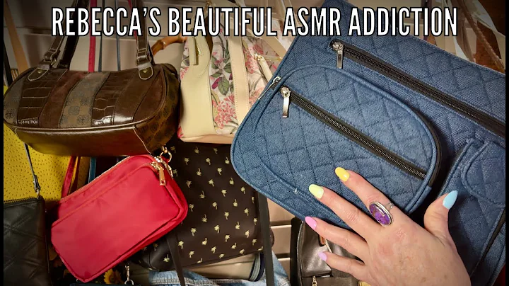 ASMR Purses & Zippers & Bags! Oh my! 👜(No talking version) Purse rummage madness!