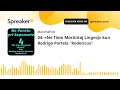 04.-«Ne Tiom Mortintaj Lingvoj» kun Rodrigo Portela "Rodericus" (6/6) Ne Parolu pri Esperanto
