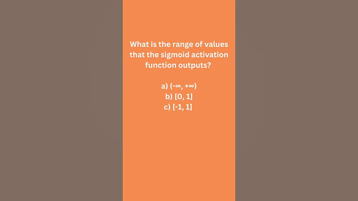 🎯 Unlocking the Secrets: Range of Values in the Sigmoid Activation Function 📊🧠