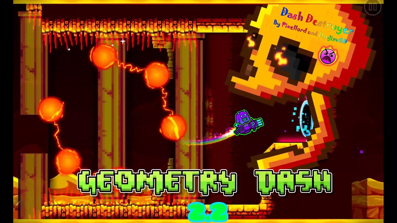 Dash Destroyer by Pixellord and DanjizuGD | Geometry Dash 2.2