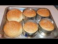 Como hacer pan de hamburguesa perfecto en latas de atún o latas recicladas como molde