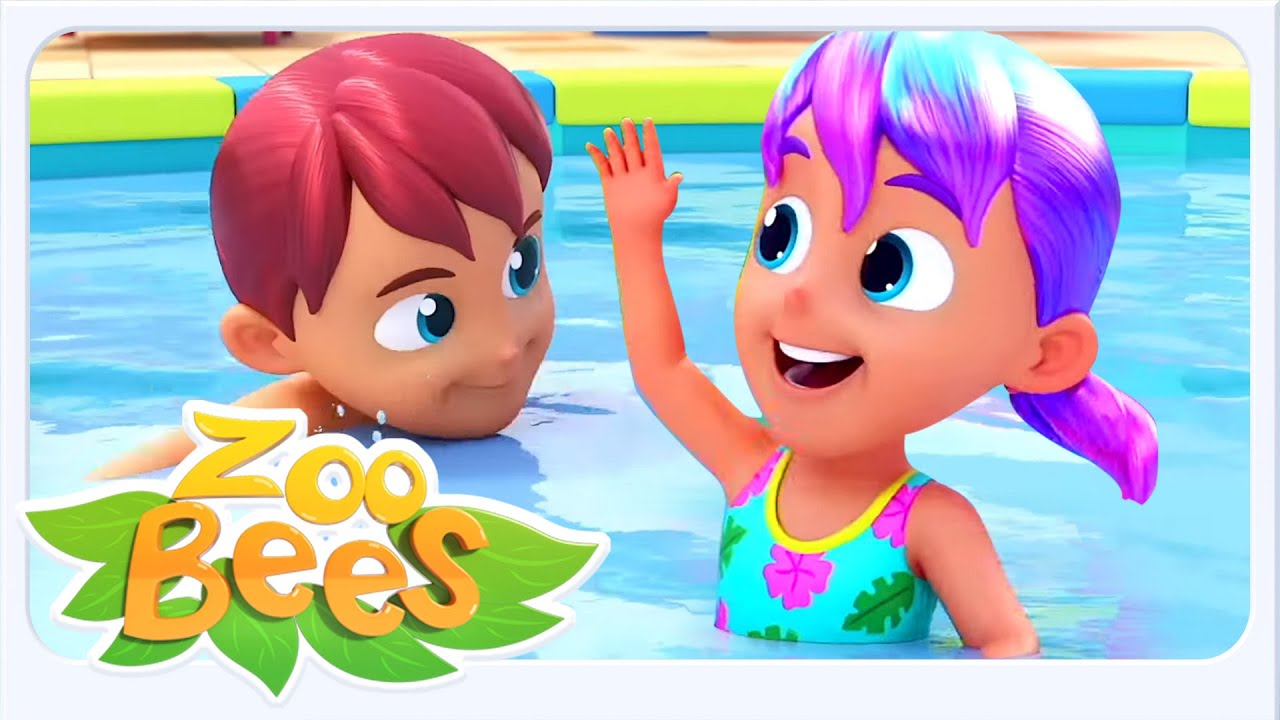 Canzone del Nuoto + Di Più Cartoni Animati Prescolare per Bambini