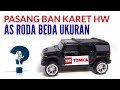 TERNYATA As nya   BESAR - Pasang Ban Karet Tomica HUMMER H2 #TUTORIALOmponkGarage