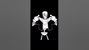 Disbelief Papyrus Dancing To His Own Theme Song #song #shorts #papyrus