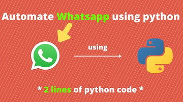 Automate WhatsApp message (2 lines of PYTHON code) || HACK WhatsApp  | Whatsapp | Python project
