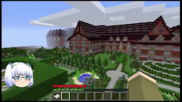 マイクラのコマンドで東方の紅魔館を造る