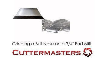How to Grind a Corner Radius on an End Mill
