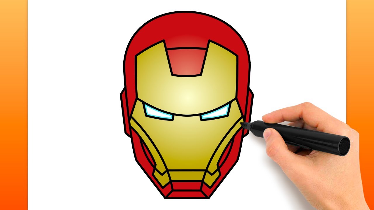 Comment Dessiner Iron Man (Tutoriel De Dessin Facile) - YouTube