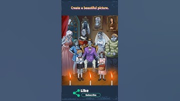 Nightmare Puzzles: The Unknown level Create a beautiful picture