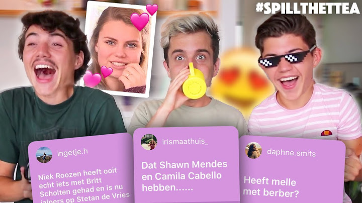 NIEK: "IK BEN OOIT VERDER GEGAAN MET BRITT SCHOLTE"  😳😬 | #SPILLTHETEA 5 met Niek & Vincent