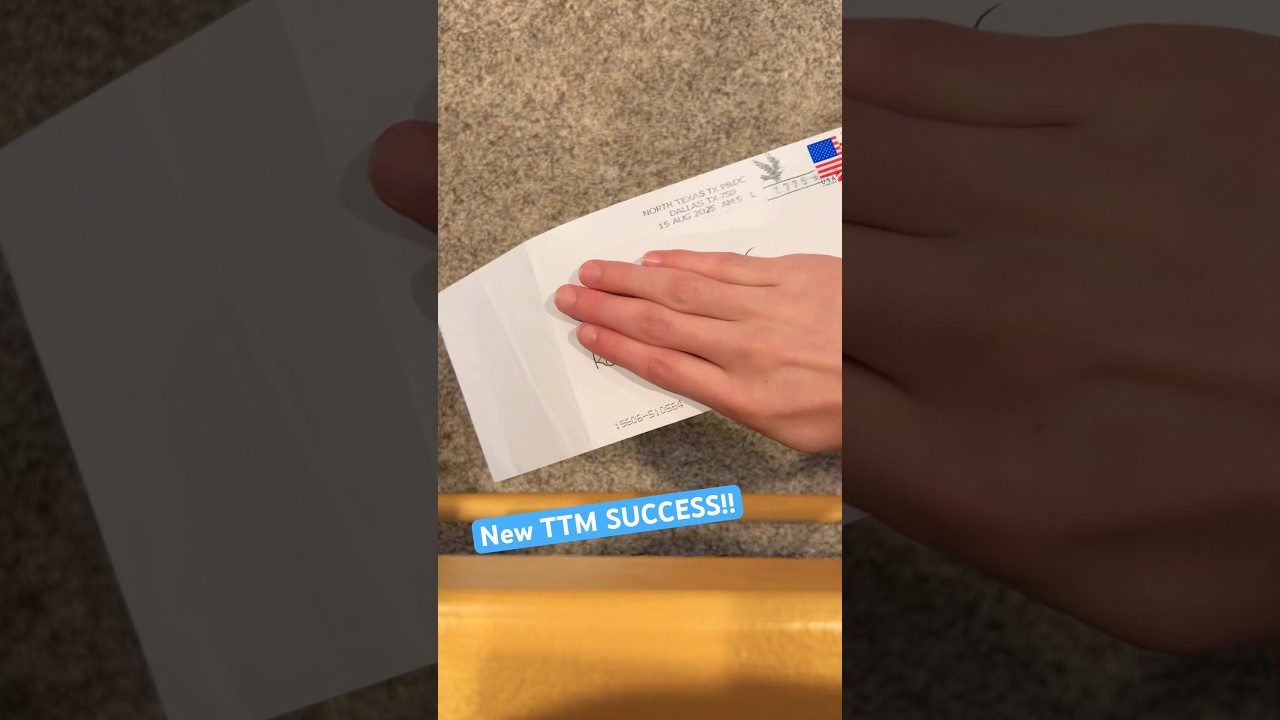 New TTM autographs success!!! 