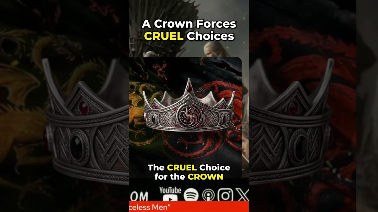 HOUSE OF THE DRAGON: The CRUEL Choice for the CROWN #shorts