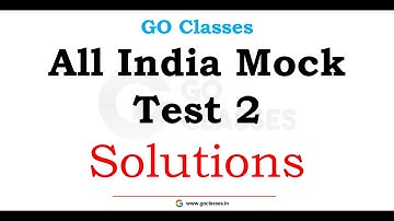 All India Mock Test 2 - Solutions | GATE CSE 2023 | GO Classes AIMT 2 | Deepak Poonia