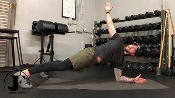 Plank with T-Spine Rotation