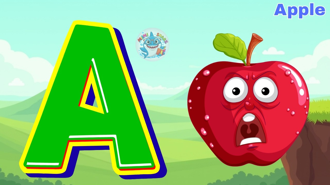 ABC Song 🌈 | Fun Alphabet Song | Mini Shark 🦈