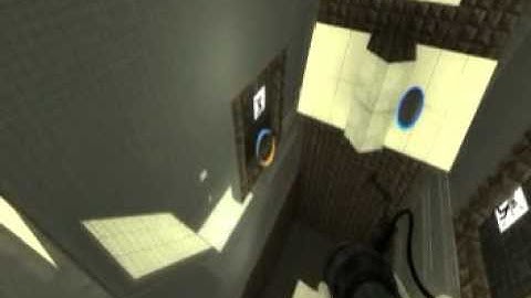 Portal 2 custom map-(Part 1)sp_Acrobatics_PortalRun