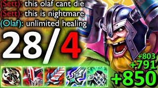 THIS OLAF IS REALLY IMMORTAL (UNLIMITED HEALING)