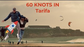 50 knots in Tarifa - Extreme BIG AIR kitesurfing