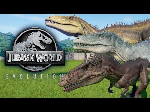 Видео: Кархародонтозавр Jurassic World Evolution Carcharodontosaurus