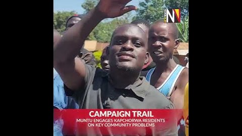 #UgandaDecides2026: Muntu engages Kapchorwa residents on key community problems.