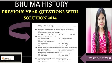 BHU 2014 |Part -02| MA History Previous year Questions Paper analyse With Solutions|History Edupoint