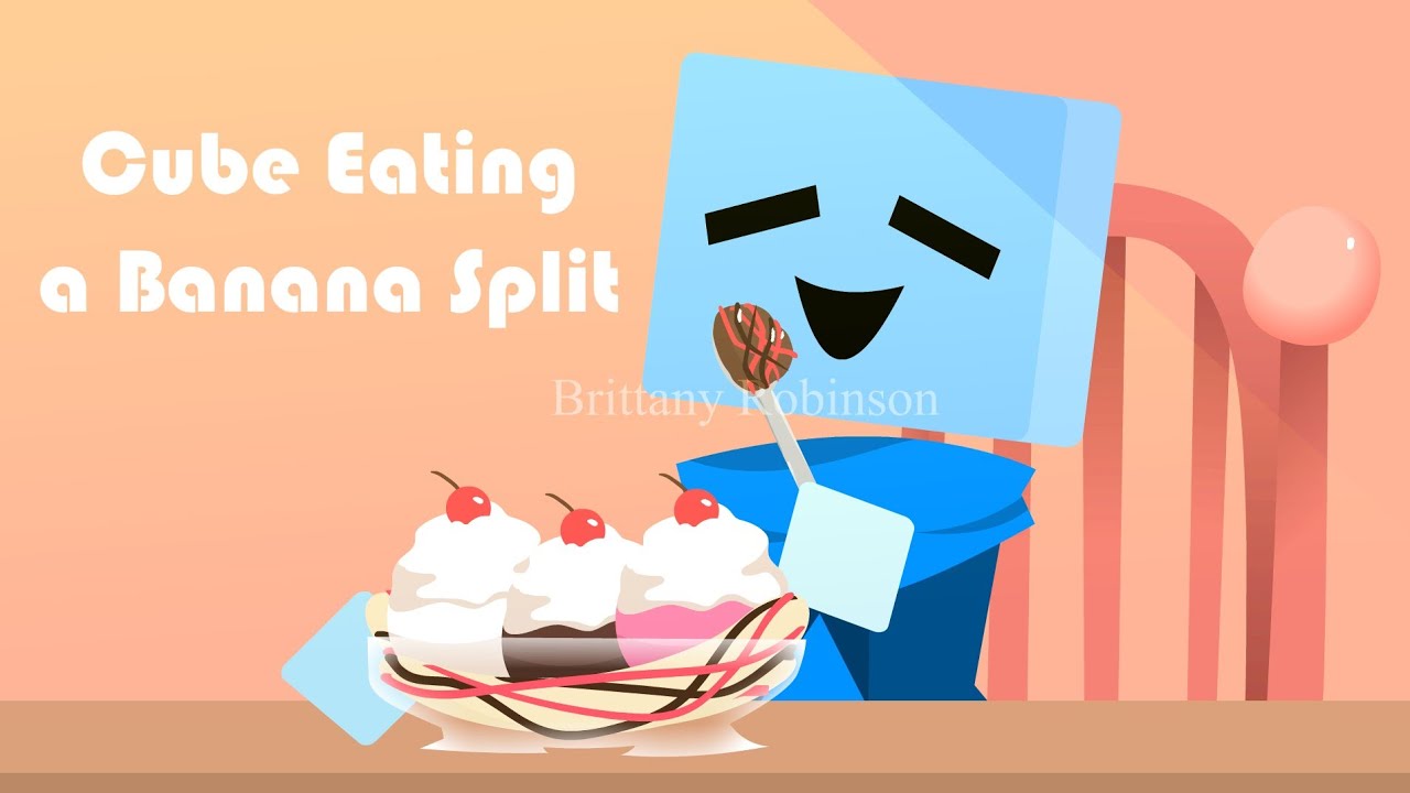 🔺Pink Corruption 🎵 Cube Eating A Banana Split 