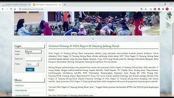 Demo program APLIKASI E-LEARNING PADA SMA NEGERI 10 TANJUNG JABUNG BARAT