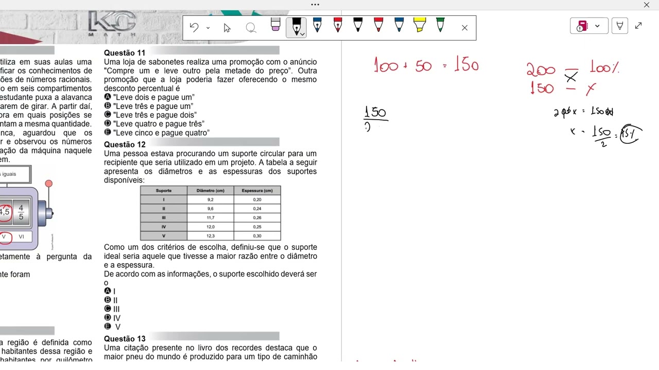 Q11 Uma loja de sabonetes realiza uma promoção com o anúncio