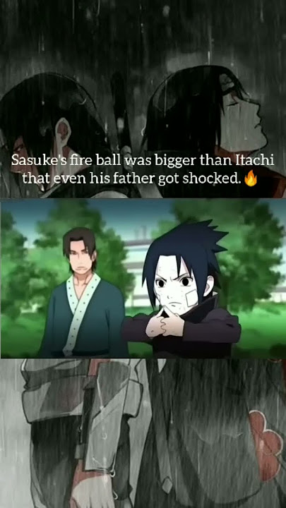 Itachi's FireBall VS Sasuke's FireBall Jutsu