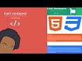 FONT AWESOME PART 2/2 WEBPAGE CODING