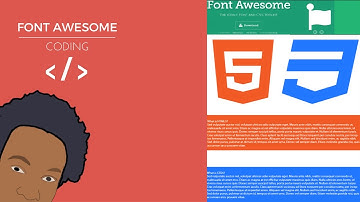 FONT AWESOME PART 2/2 WEBPAGE CODING