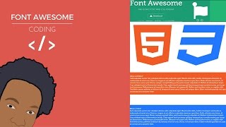 FONT AWESOME PART 2/2 WEBPAGE CODING