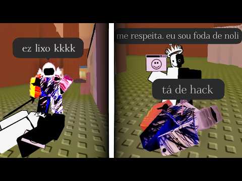 Um ou dois tóxicos estavam fazendo barraco no server (forsaken combate) roblox