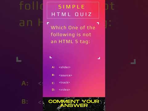 HTML MCQs Challenge?