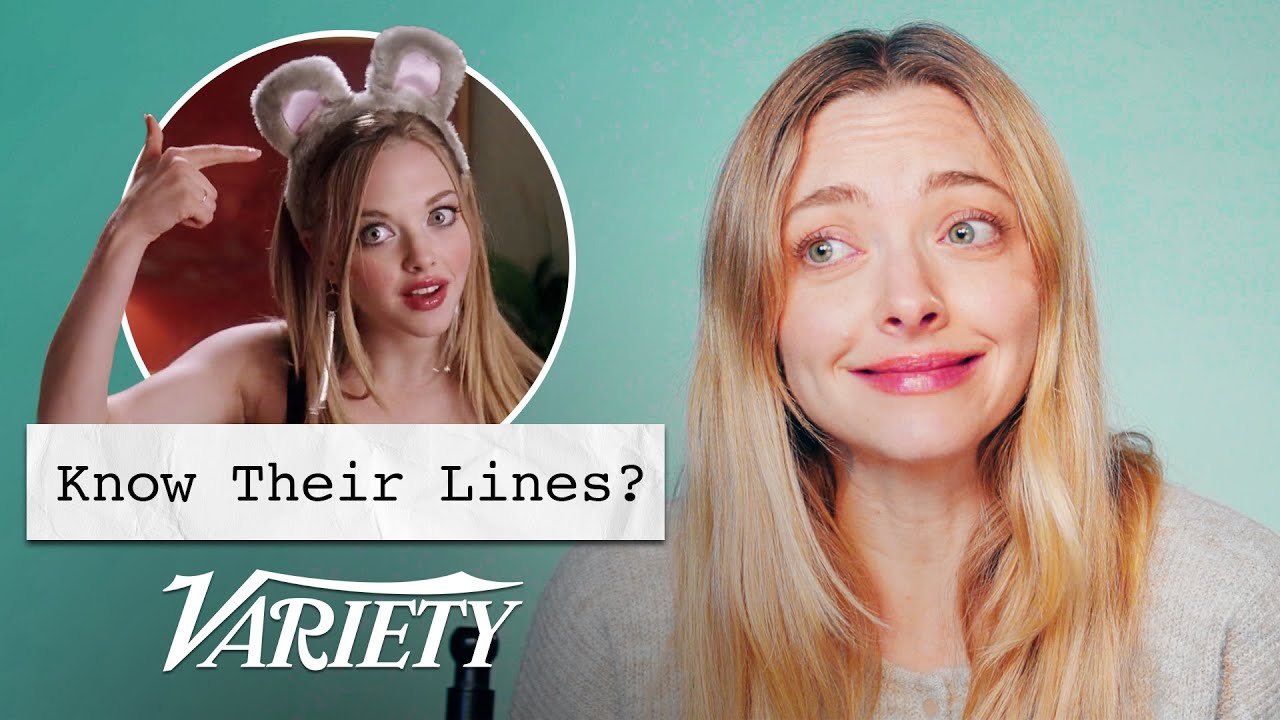 Is Amanda Seyfried Familiar with Her Lines? – Video