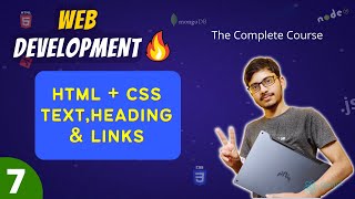 Web Development Course: HTML CSS Practical - 4