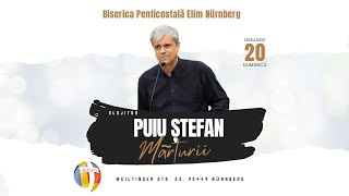 Fratele Puiu Stefan | Biserica Elim Nürnberg | Mărturii 20.01.2024