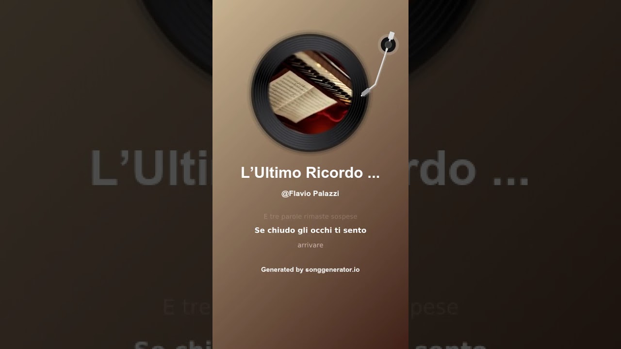 L’Ultimo Ricordo di Te
