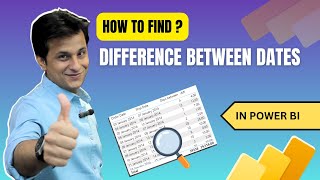 12.2 how to find difference between dates in power bi (power query) | power bi tutorial for beginner