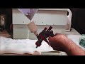 how to spray latex paint in a conventional spray gun DIY do it yourself