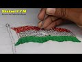 Happy Republic Day | Aari work indian flag Stitching