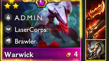 How strong is 3 star Warwick⭐⭐⭐ ? | TFT Set 8.5