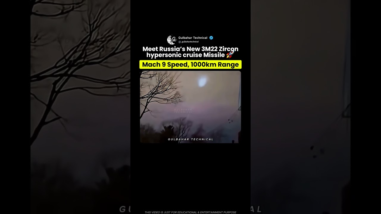 Russia’s Mach 9 Missile — Too Fast to Stop! ⚡🚀