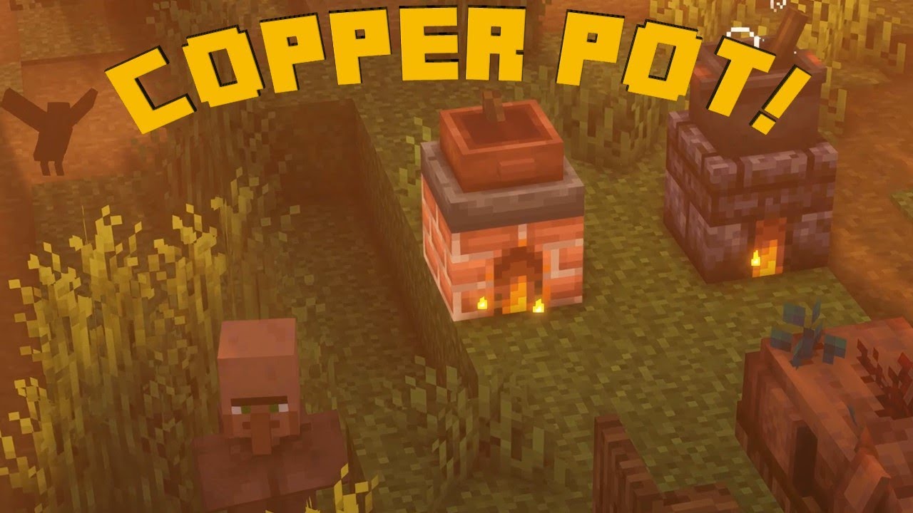 Olla de Cobre! Copper Pot! 1.16.5 Mod Review YouTube